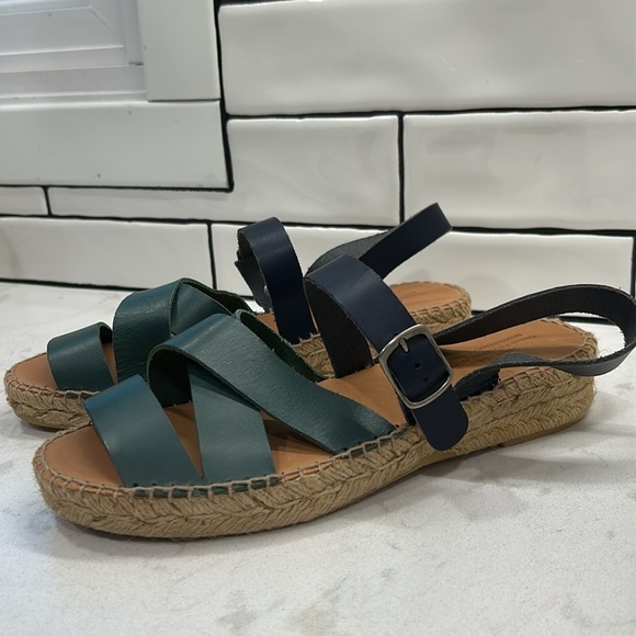 Anthropologie Naguisa Sandals Women Mediterranean Fisherman Espadrille 40 US 9.5 - Picture 13 of 16